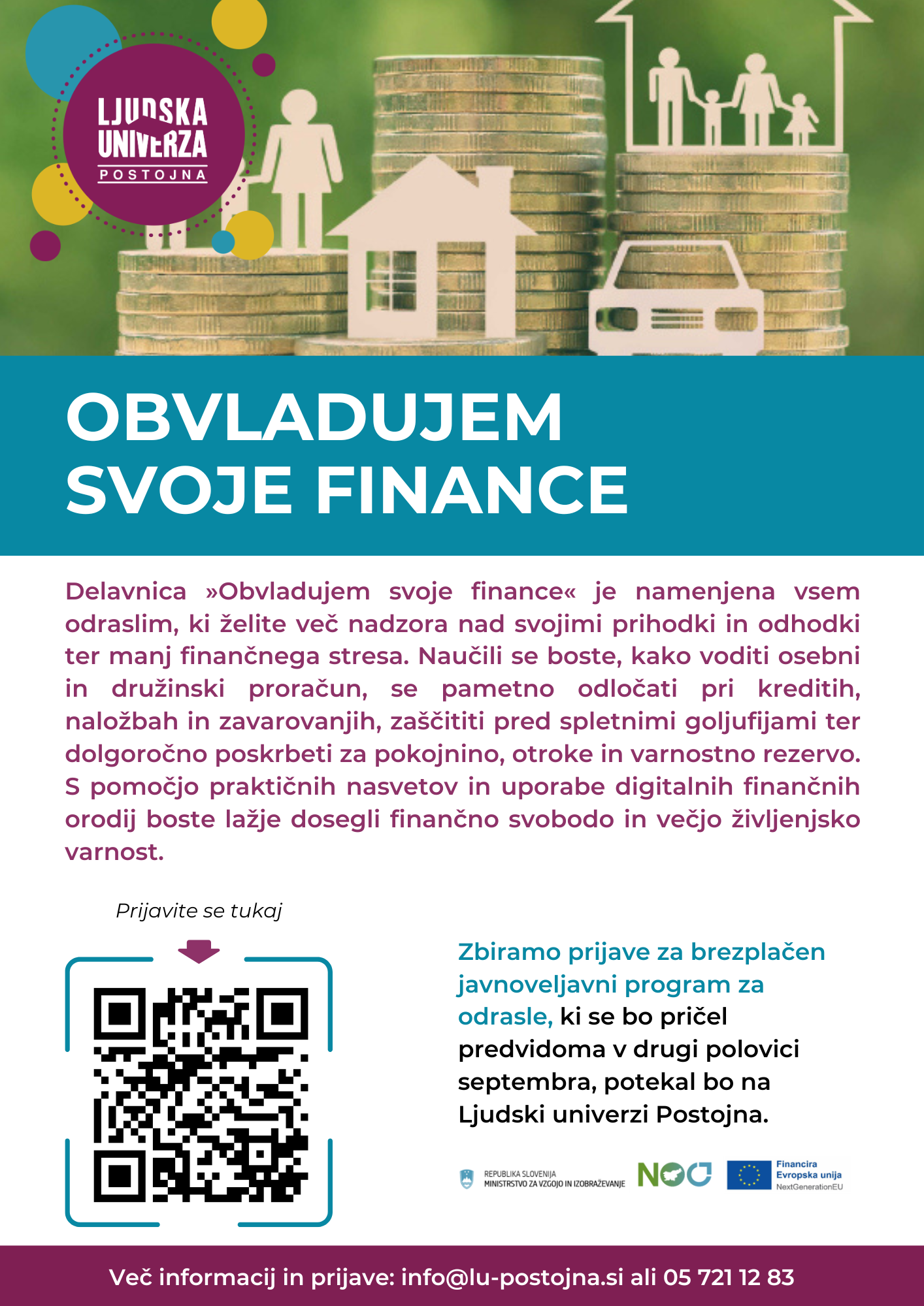 obvladujem svoje finance